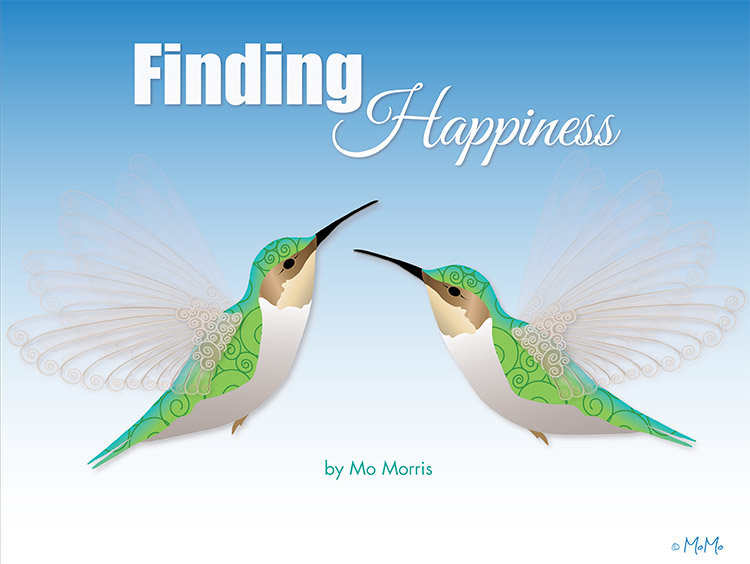 Finding Happiness | Mo Morris } Two hummingbirds flying